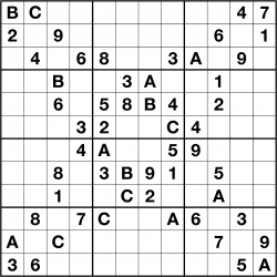 Sudoku 12x12
